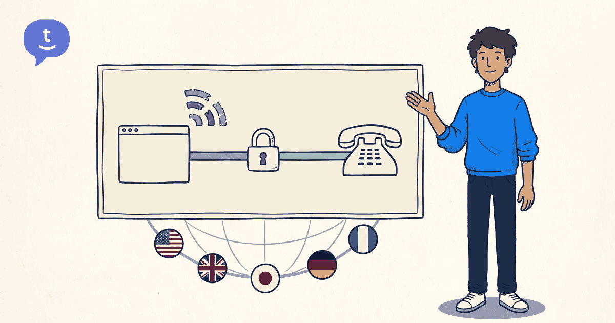 How Browser-Based VoIP Calling Works (The Simple Explanation) — TwinPhone international calling guide