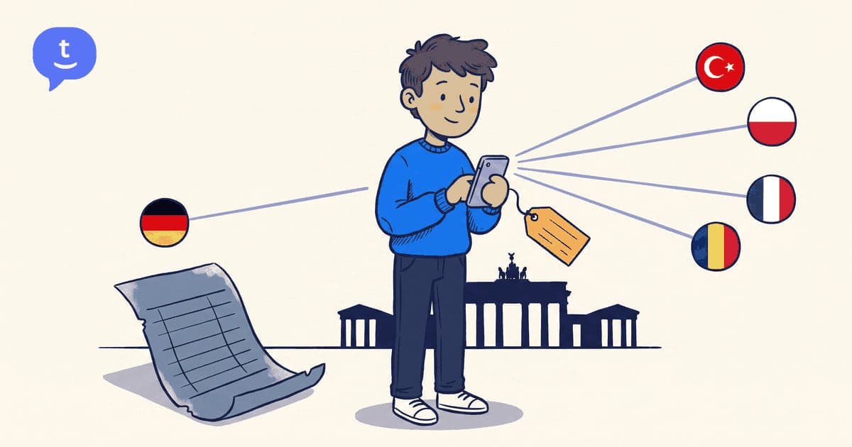 Illustration for the TwinPhone guide: Cheap International Calls from Germany: the 2026 Guide