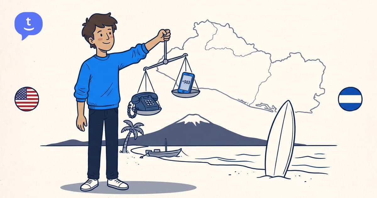 Cómo llamar a El Salvador desde EE. UU. (2026)