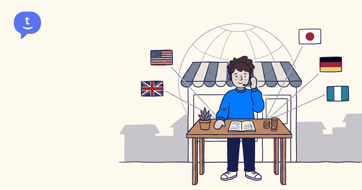 Illustration for the TwinPhone guide: International Calling for Business: 2026 Rates & Costs Compared