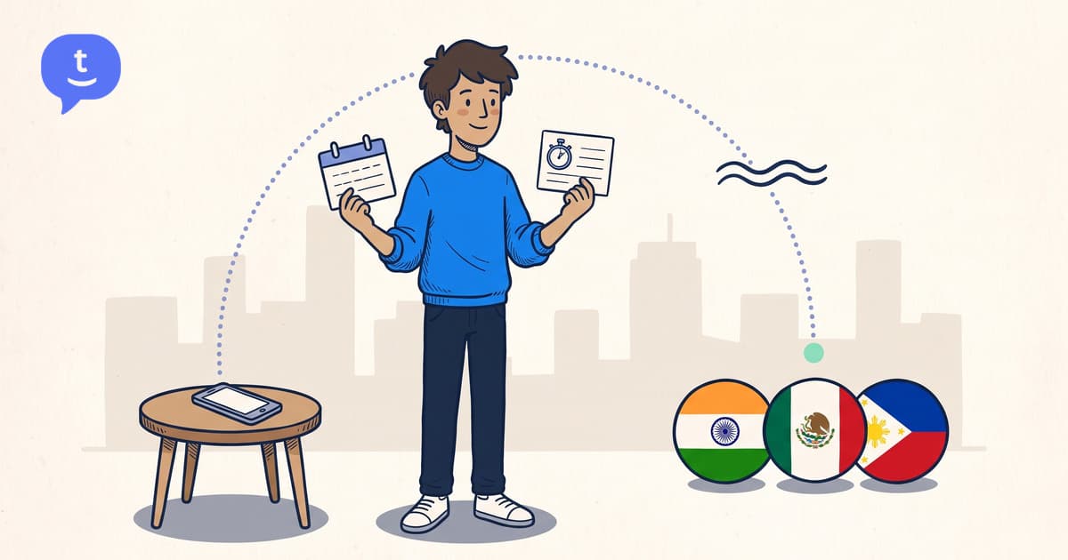 Illustration for the TwinPhone guide: T-Mobile International Calling Rates by Country